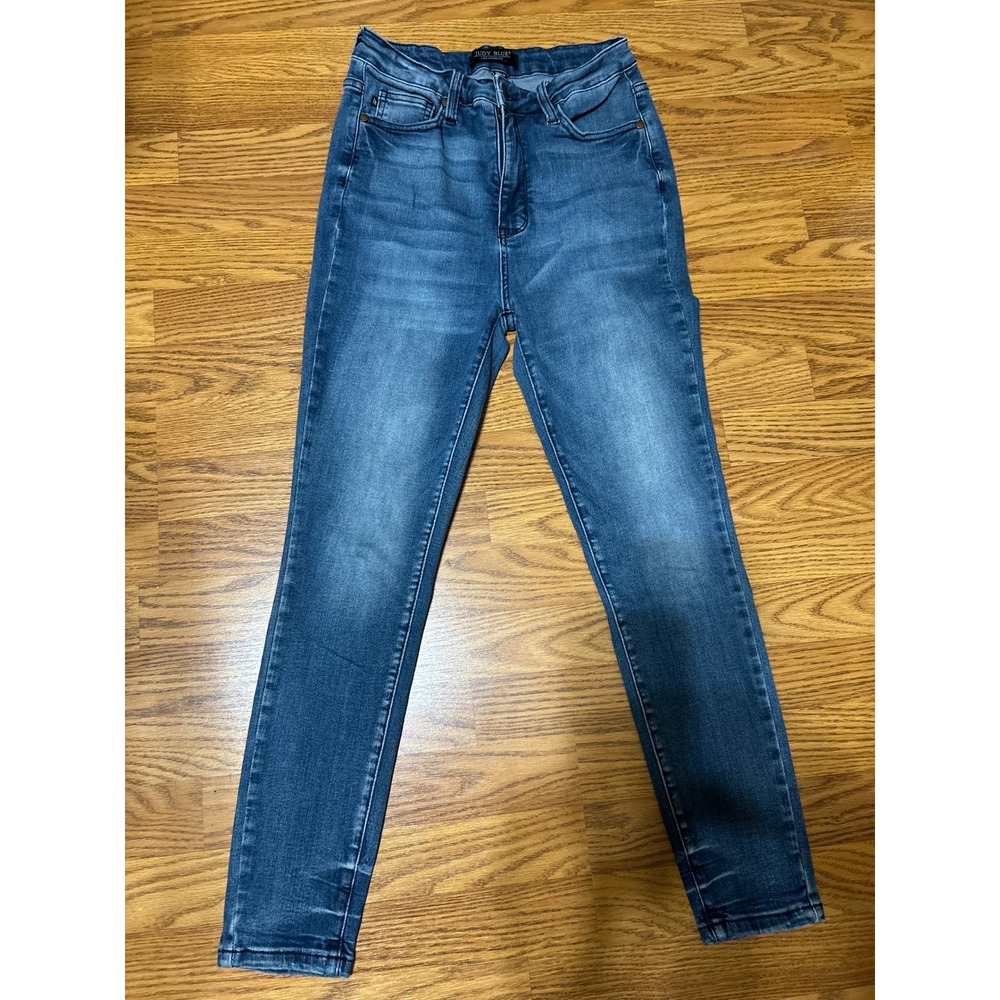 Judy Blue High Waist Skinny Jeans Medium Wash Blue Denim 9/29 Stretch Slim Fit